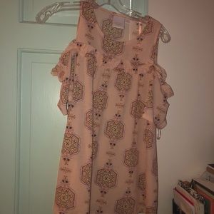 Lauren Conrad peekaboo sleeve top